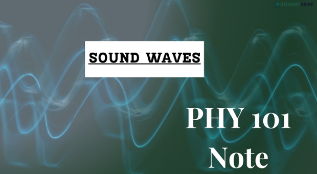 PHY 101 - Sound Waves